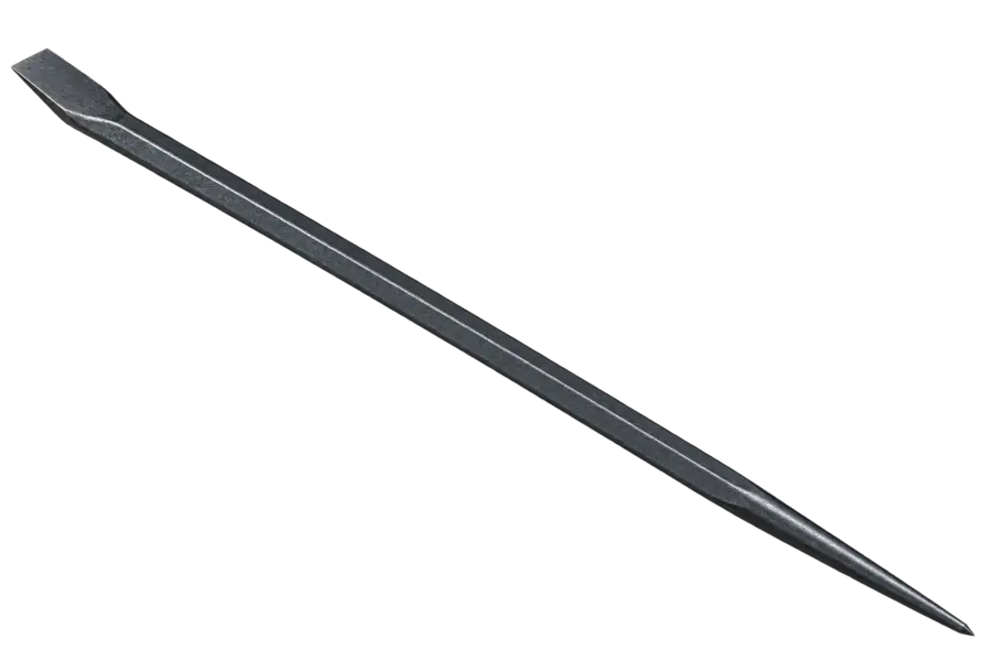 Illustration of an aligning pry bar