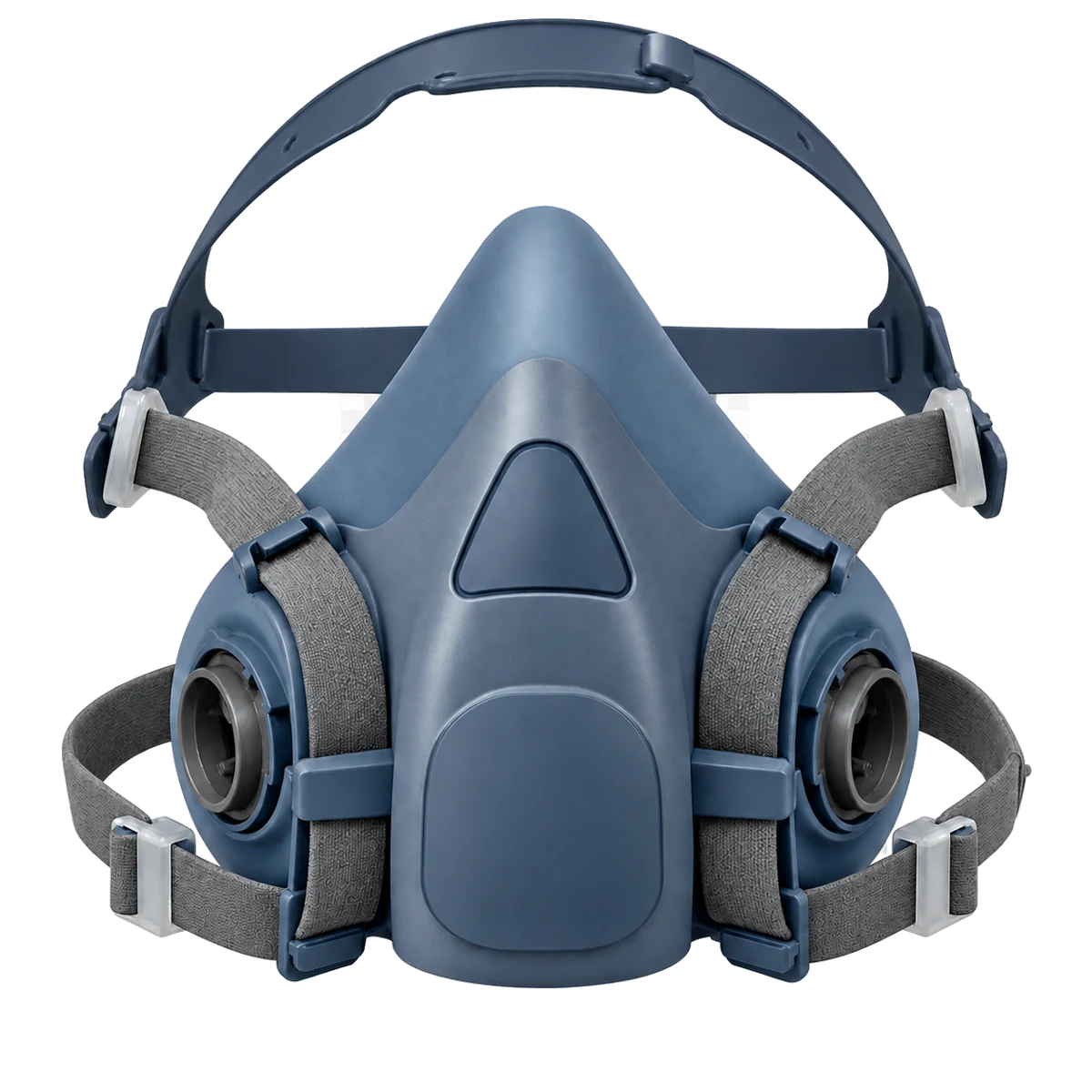 Product image of a premium comfort half-mask respirator on a transparent background
