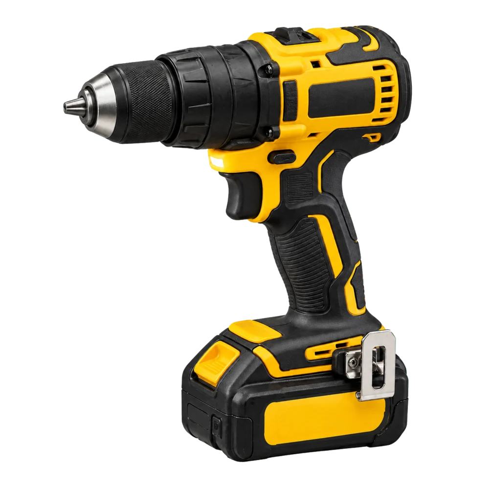Original product-focused illustration representing DEWALT 20V MAX XR Brushless 1/2-Inch 3-Speed Hammer Drill (DCD1007B)