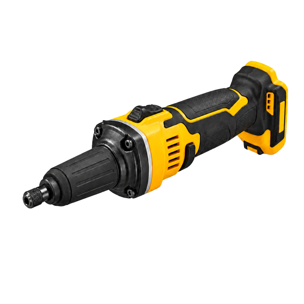 Original product-focused illustration representing DEWALT 20V MAX Brushless Cordless 1-1/2-Inch Variable Speed Die Grinder (DCG426B)