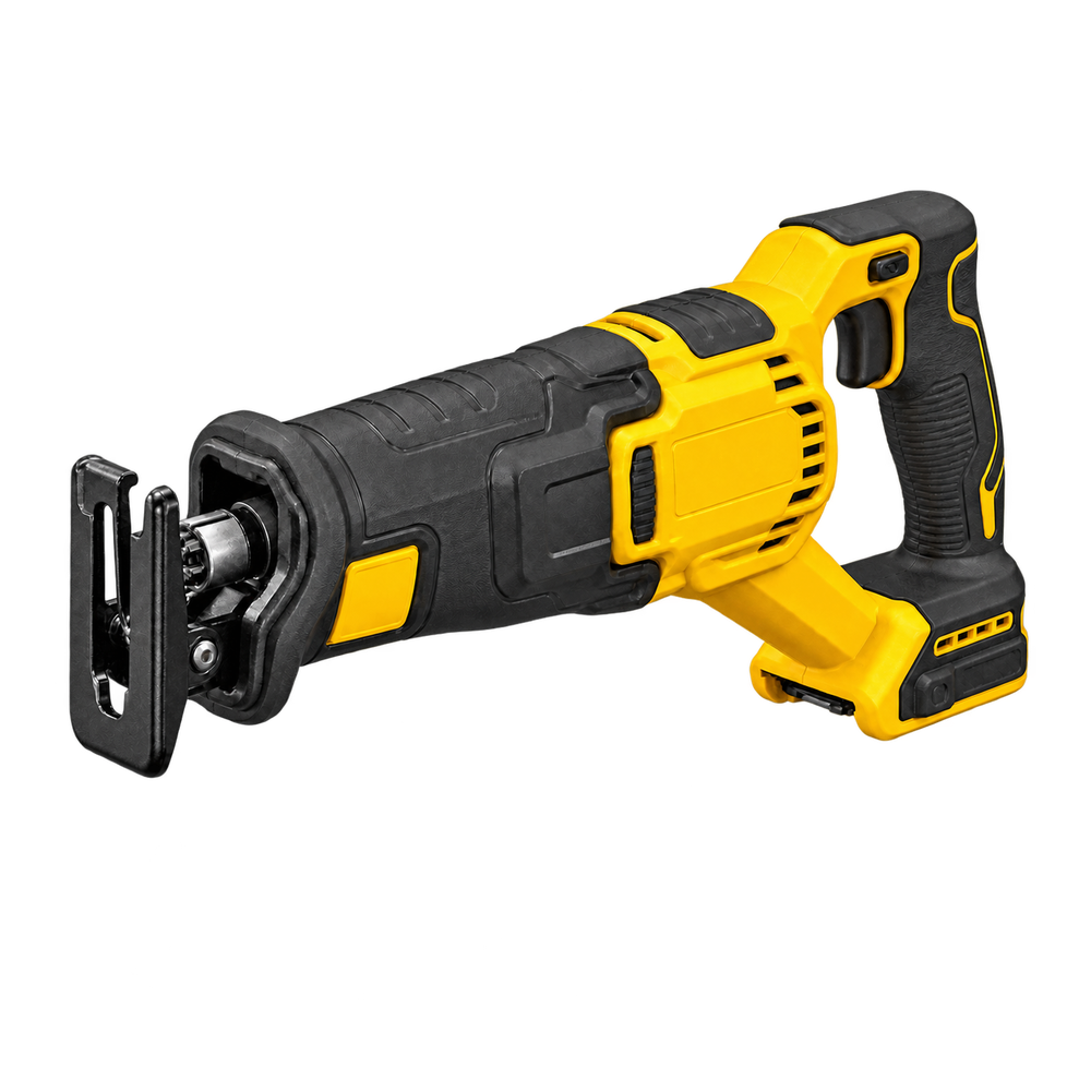 Original product-focused illustration representing DEWALT 20V MAX XR Brushless Cordless Reciprocating Saw (DCS384B)
