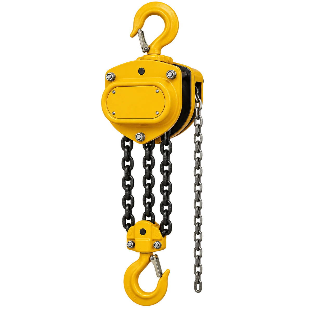 Original product-focused illustration representing a Harrington Hoists CX005 mini hand chain hoist
