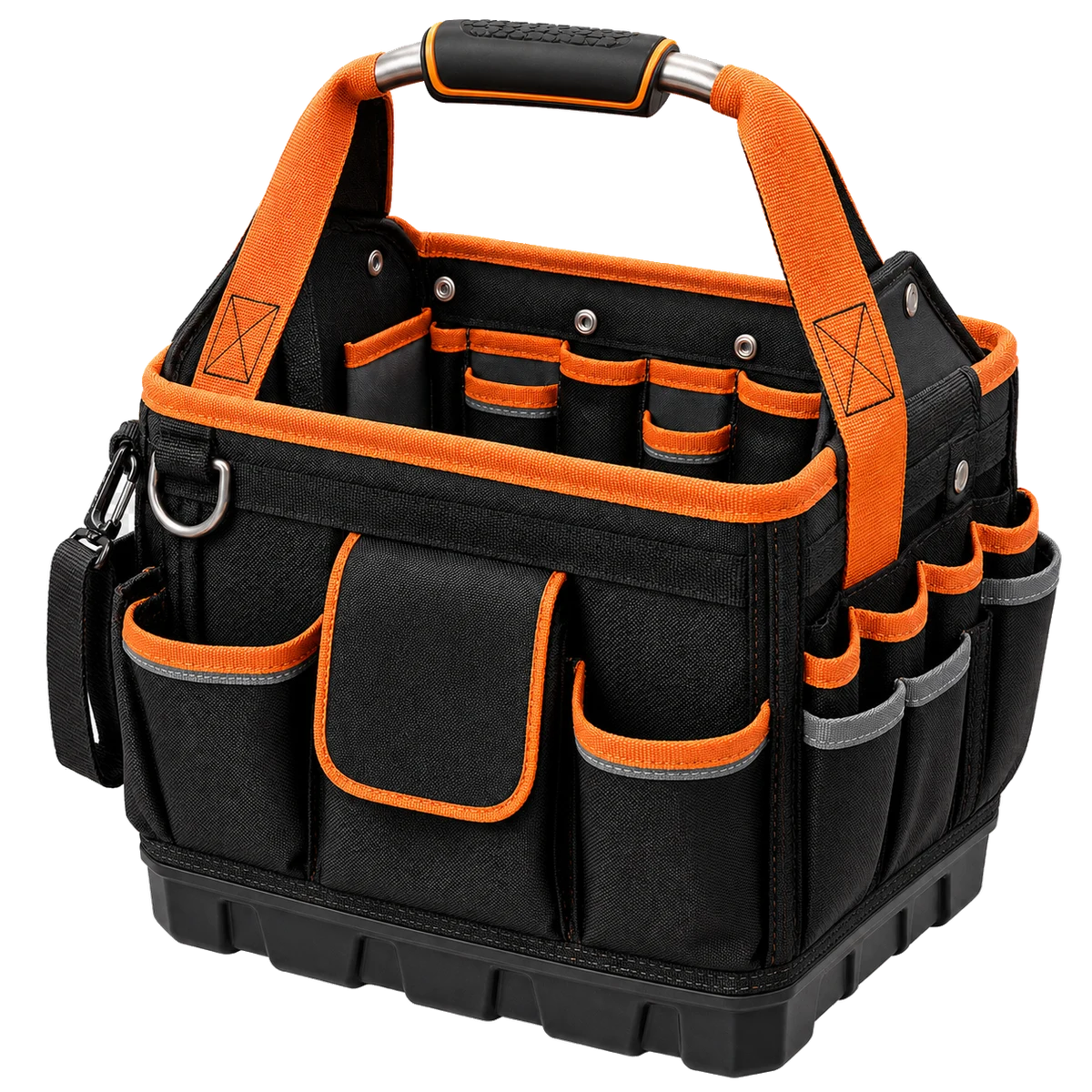 Original product-focused illustration representing a Klein Tools 5541610-14 Tradesman Pro tool tote