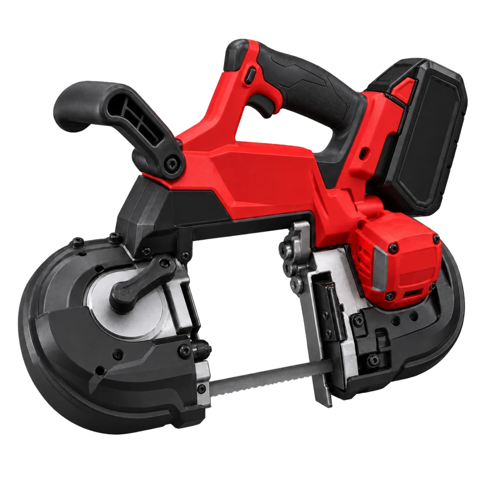 Original product-focused illustration representing Milwaukee Tool M18 FUEL Compact Band Saw (2829-20)