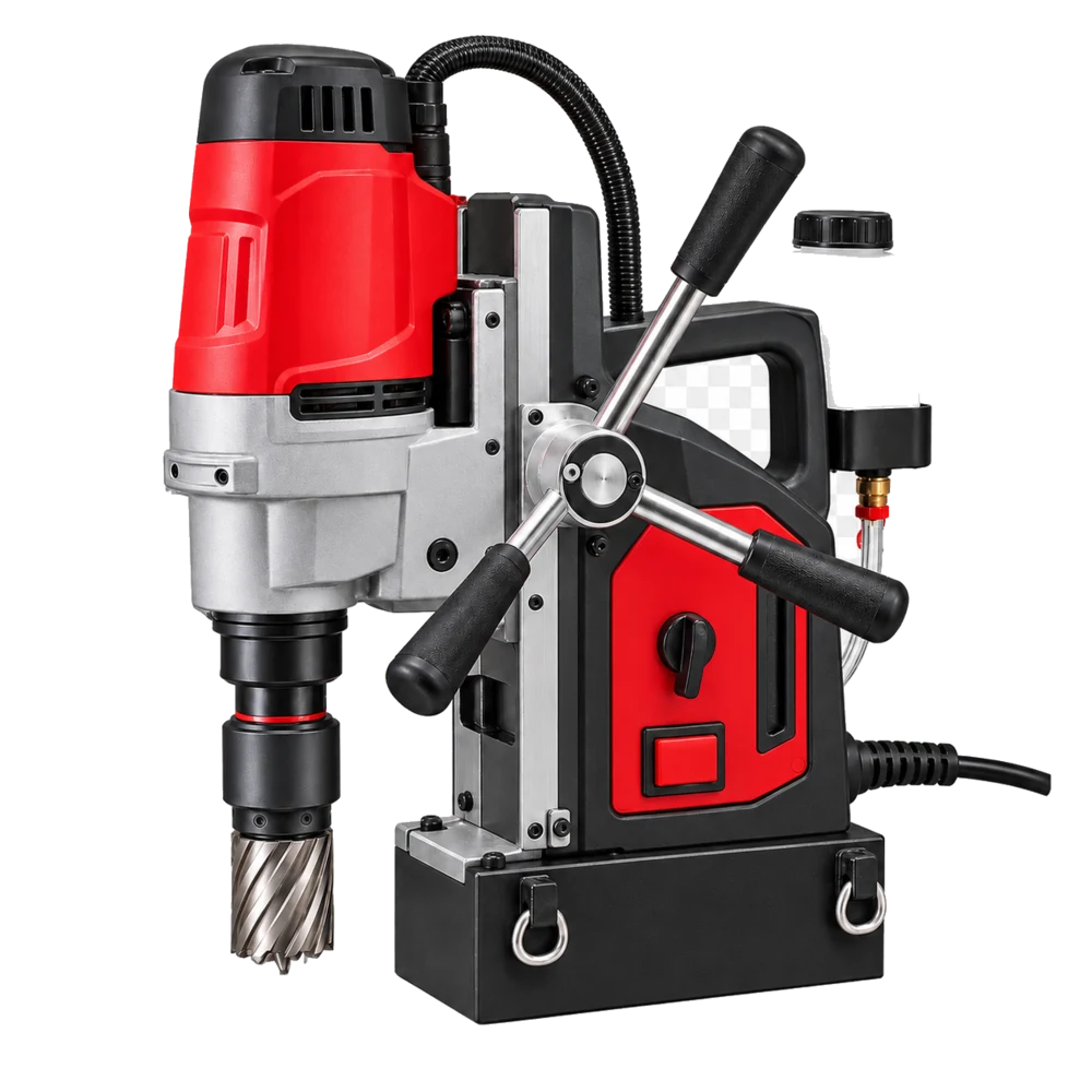 Original product-focused illustration representing Milwaukee Tool 1-5/8-Inch Electromagnetic Drill Kit (4272-21)
