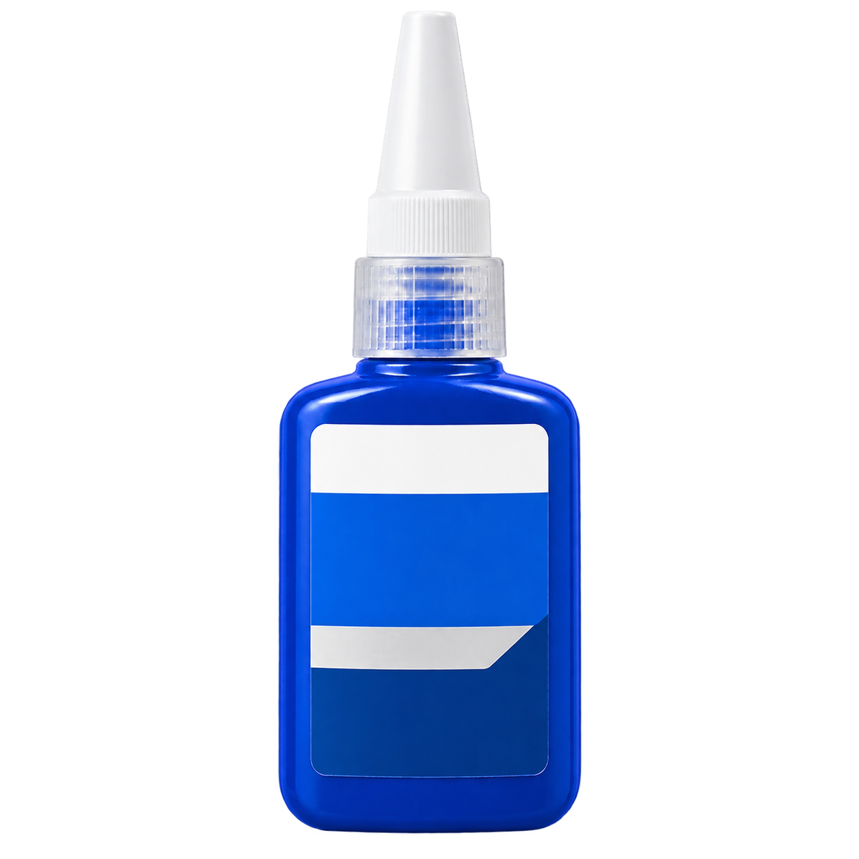 Original product-focused illustration representing Permatex 24200 Medium Strength Threadlocker Blue