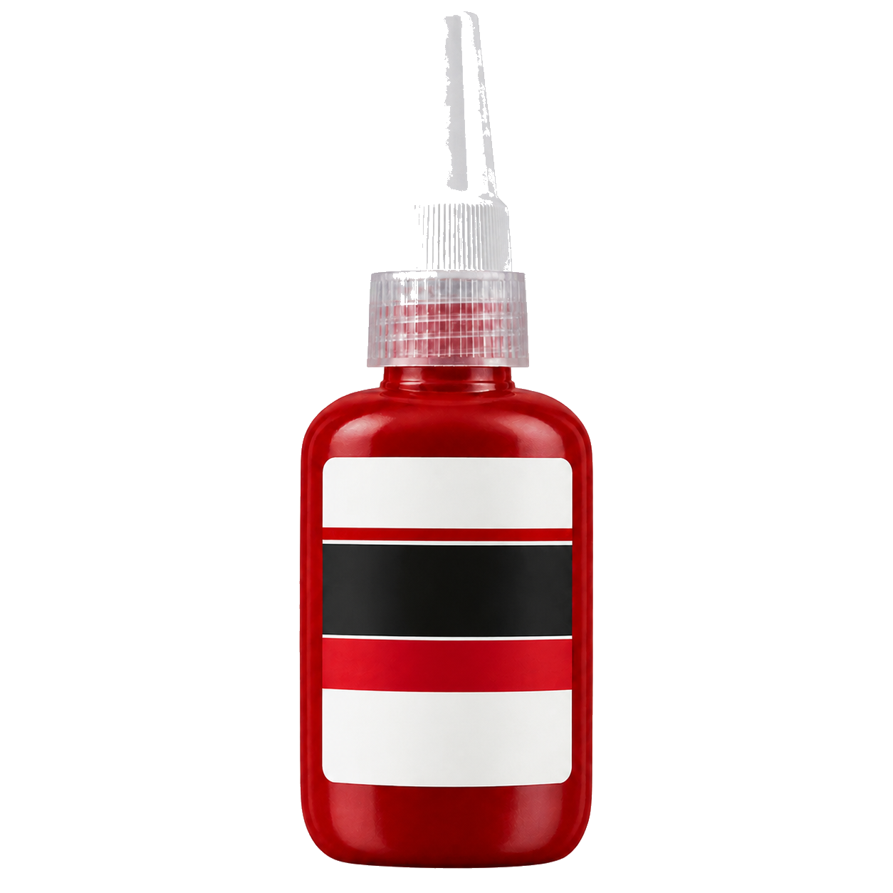 Original product-focused illustration representing Permatex 27100 High Strength Threadlocker Red