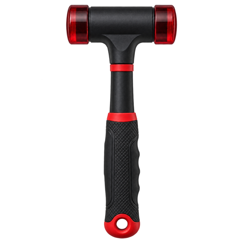 Original product-focused illustration representing a Proto 15 ounce dead blow Comp-Cast hammer