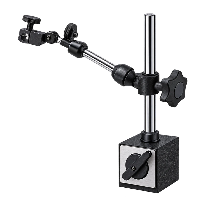 Original product-focused illustration representing a Starrett 657AA magnetic base indicator holder