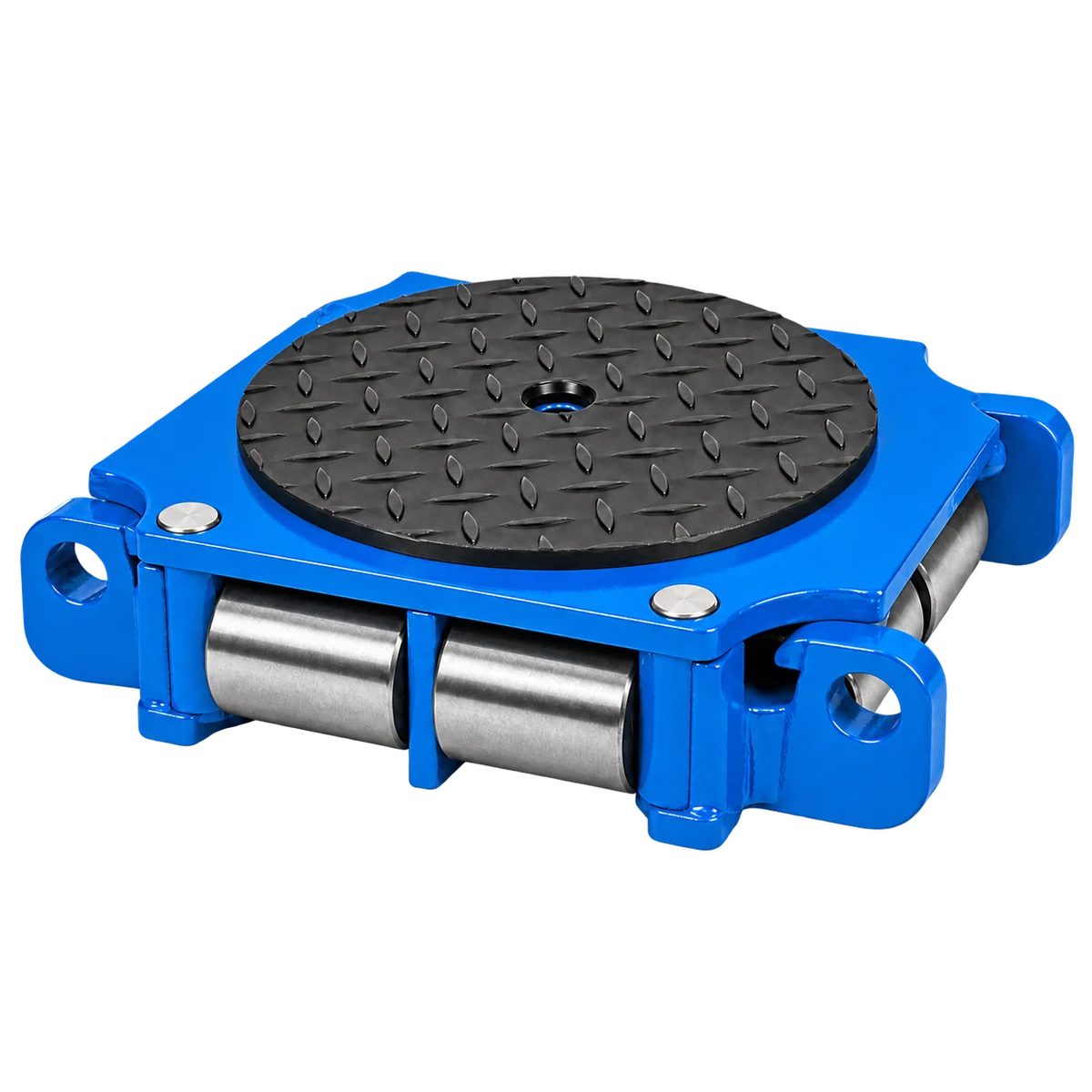 Original product-focused illustration representing a Vestil VHMS-8 steel machine roller