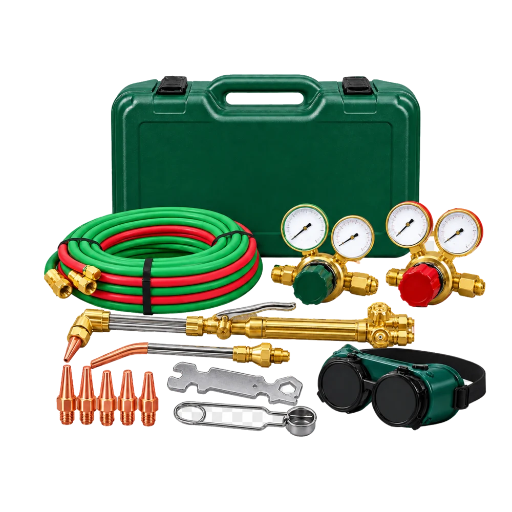 Original product-focused illustration representing Victor Journeyman 350 Cutting Outfit, CGA-510