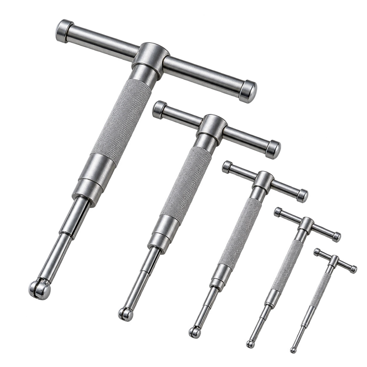Illustration of telescoping bore gauges