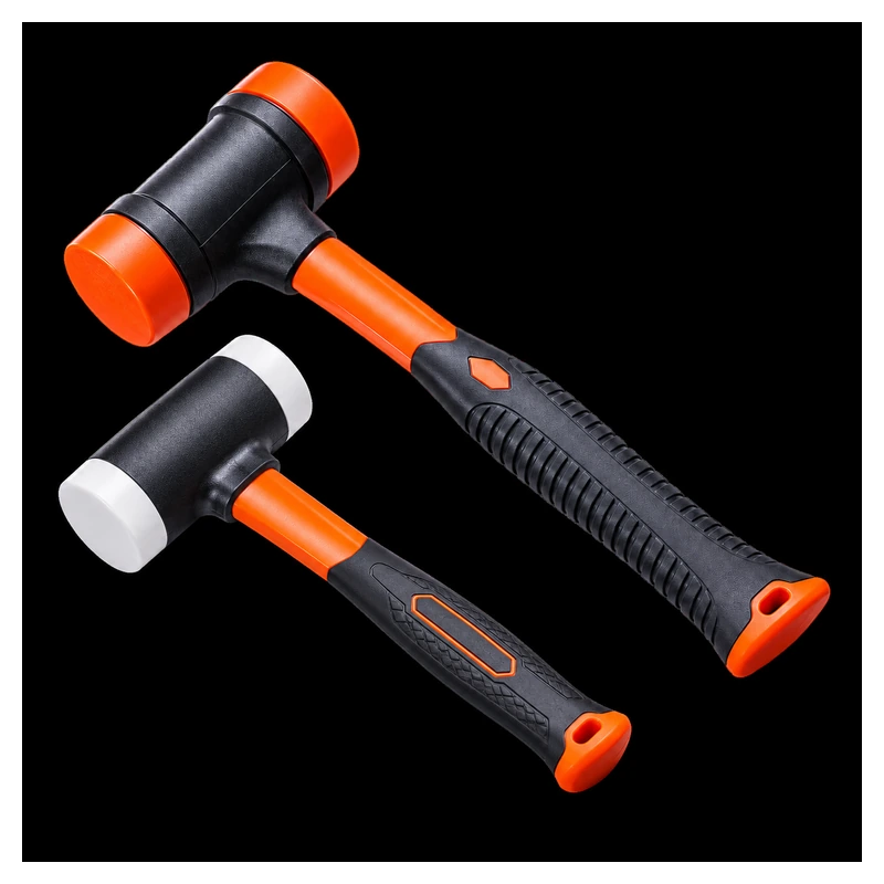 Dead-blow hammer and soft-face mallet