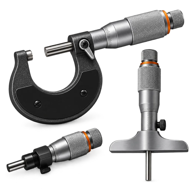 Outside micrometers for close dimensional checks