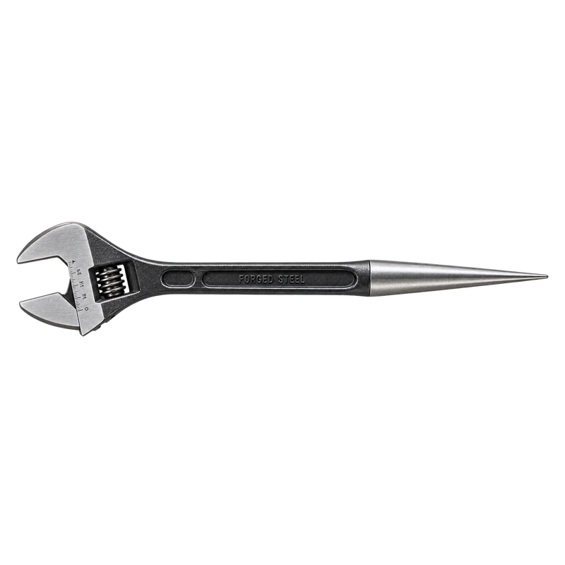 Illustration of an adjustable spud wrench