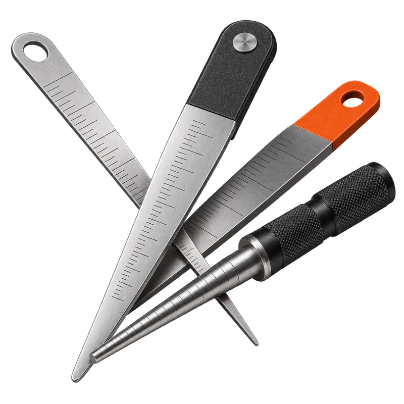 Illustration of taper gauges